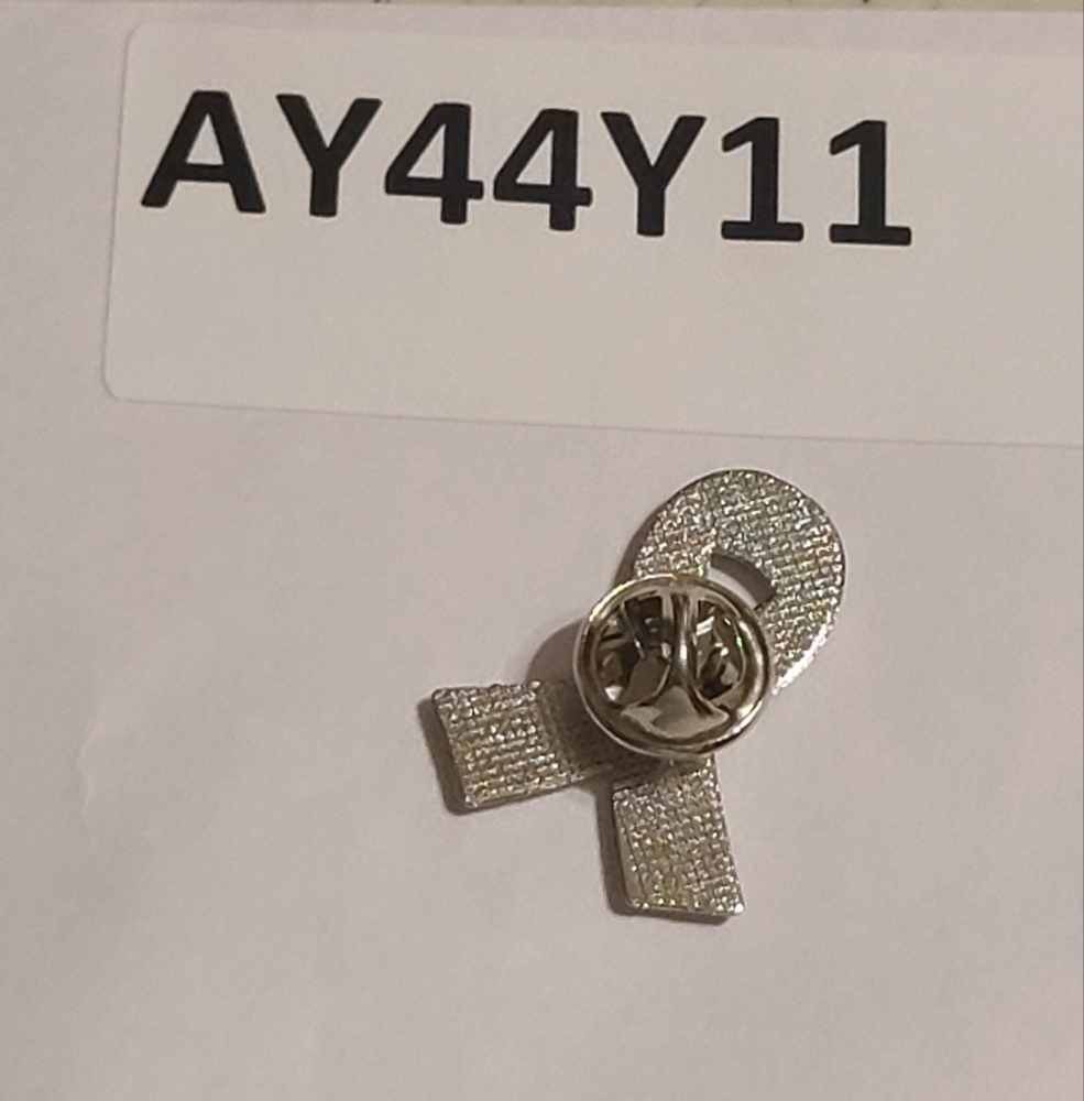 Pink Awareness Ribbon Pin - Picture 6 of 6